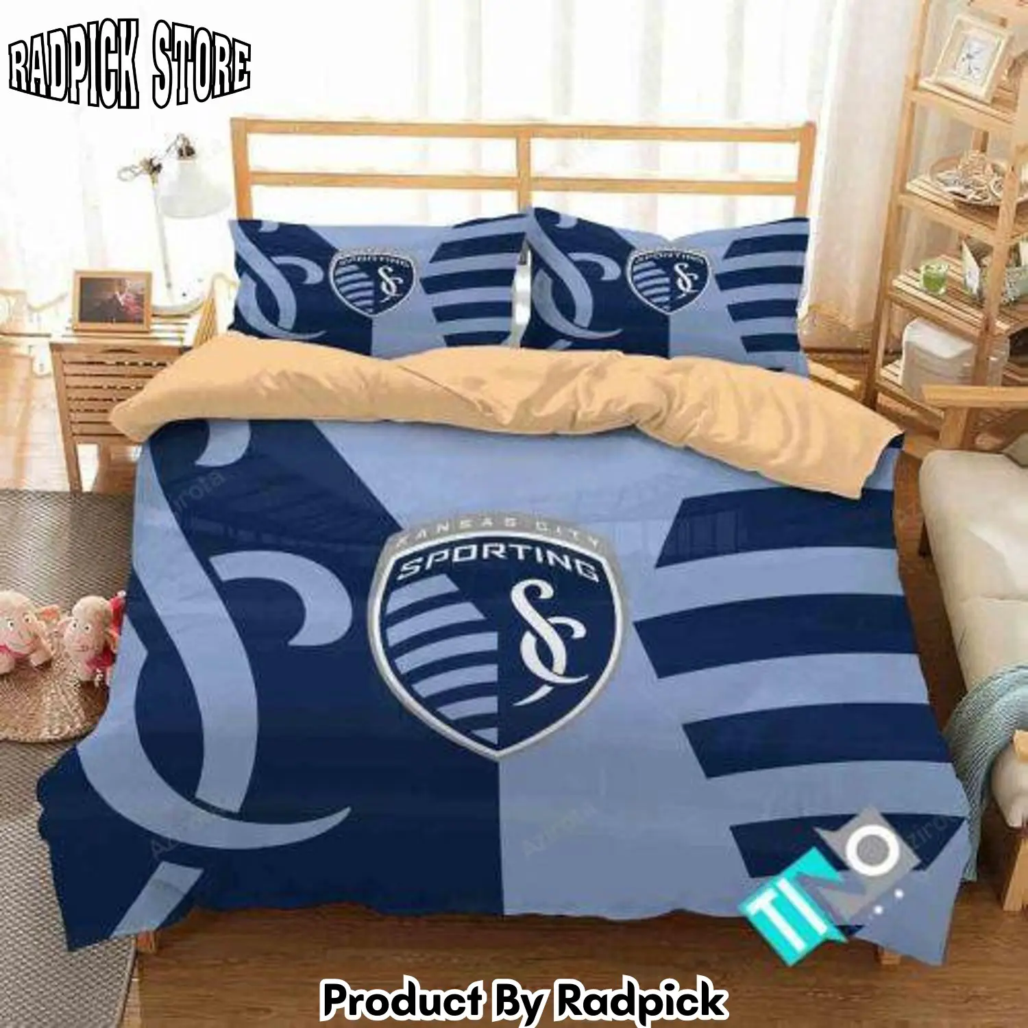 Radpick sporting kansas city 1 logo 3d personalized customizedbedding sets duvet cover bedroom set bedset rp3272061